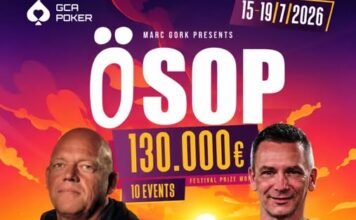 Freitag ab 21:00 Uhr – €120 ÖSOP PLO Mystery Bounty Event aus dem GCA Pokerroom 2.0!