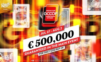 GCCOP im King’s – 27 Events und €500.000 im Main Event!