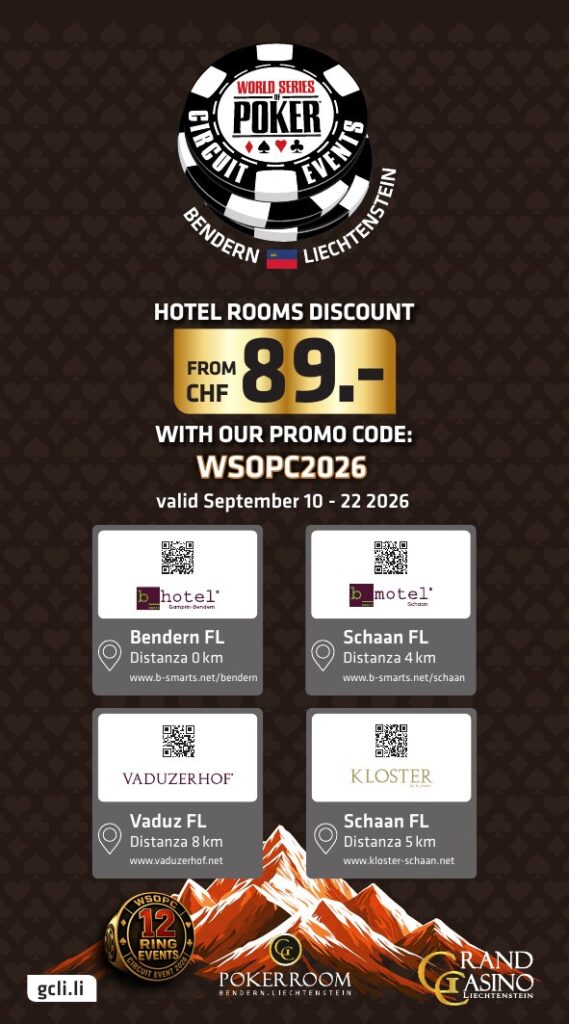 GCLI Grand Casino Liechtenstein Hotel Deals WSOP Circuit 2026 II - 001