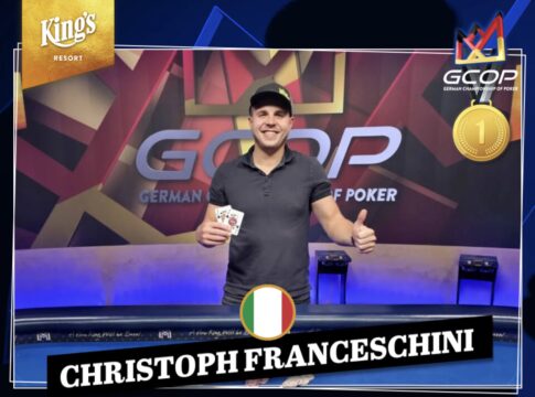 GCOP German Championship of Poker Main Event - Christoph Franceschini