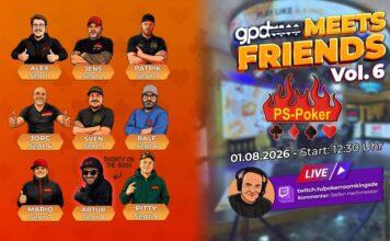 Samstag ab 12:30 Uhr – Livestream GPD meets PS Poker Mainz Vol. VI!