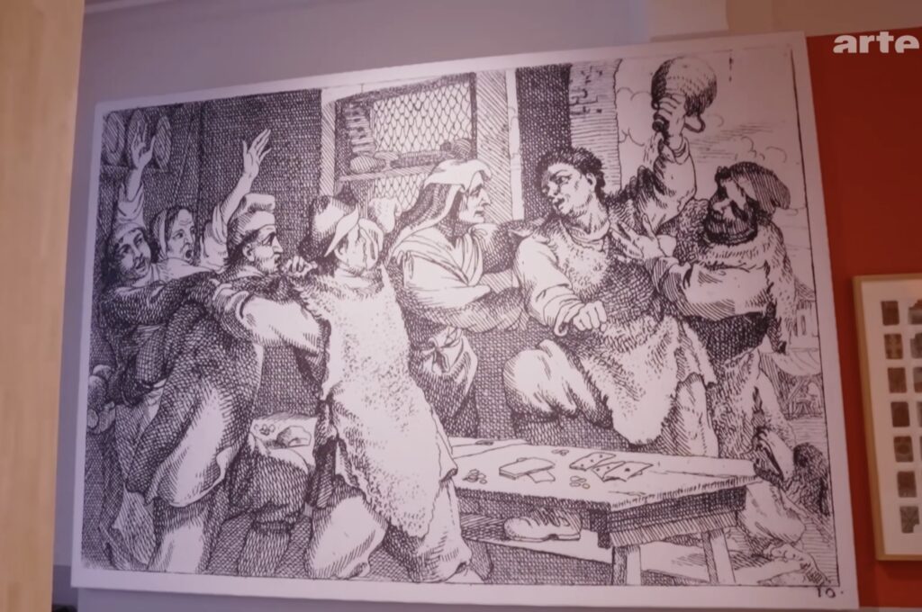 Gemälde Kartenspiel
