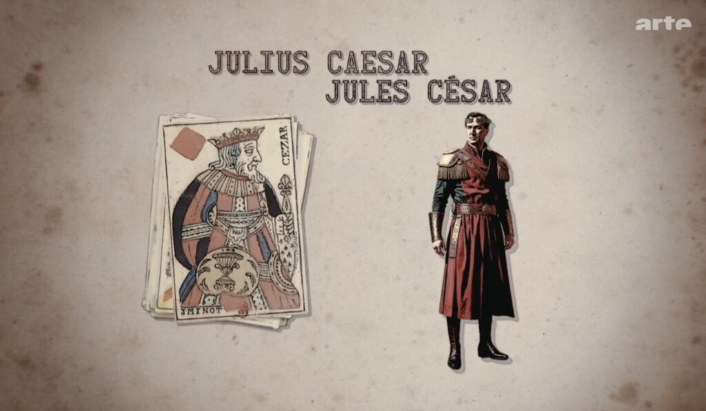 Karten-Vorbilder - Karo König - Julius Caesar
