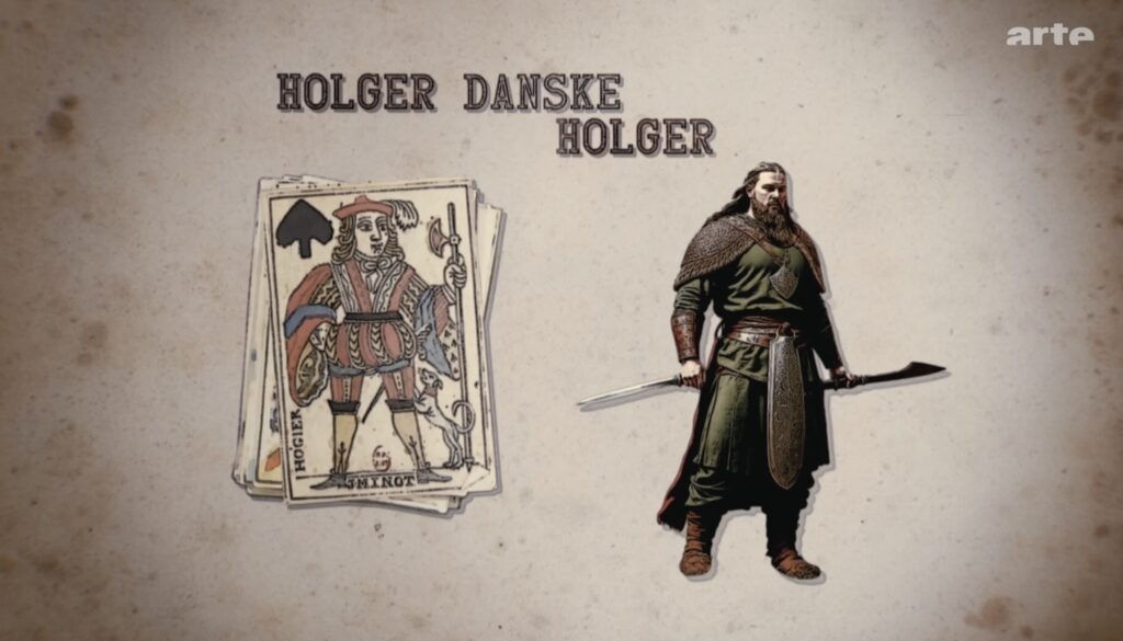 Karten-Vorbilder - Pik Bube - Holger Danske