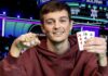 WSOP #84 – Myles Mullay dreht 12 Big Blinds in einen Sieg im $5,000 Super Turbo Bounty!