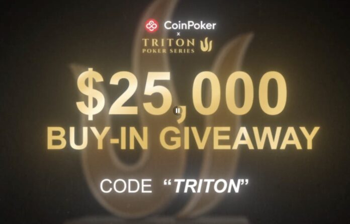 Road to Triton - CoinPoker X Triton Poker - 25000 Buy-In Giveaway Triton Super High Roller Series Jeju II