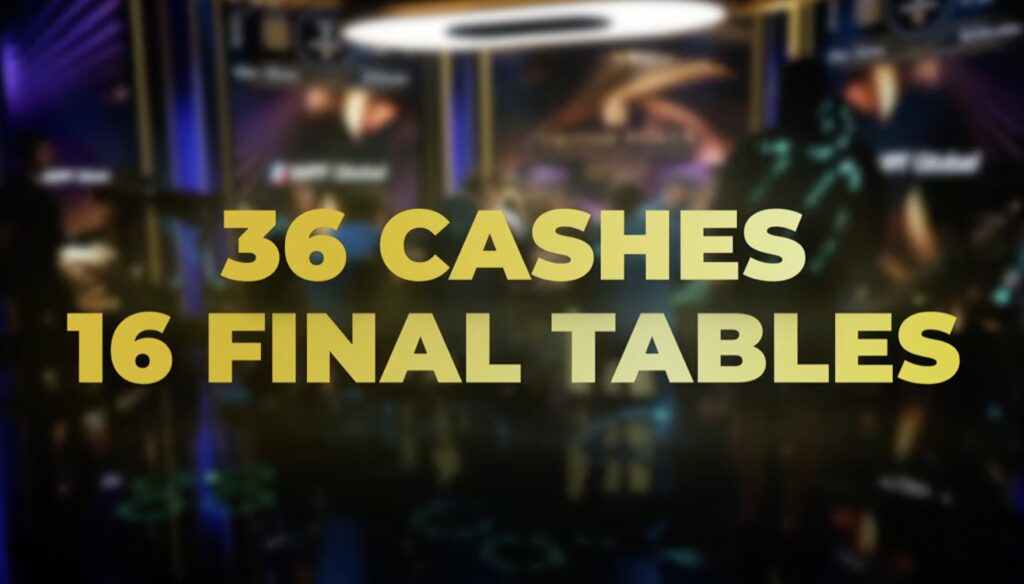 Seth Davies Triton Poker SHRS - 36 Cashes 16 Final Tables