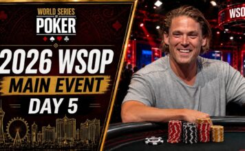 WSOP Livestream – Ab Freitag 21:00 Uhr – Tag 5 der $10.000 NLH Main Event #82!