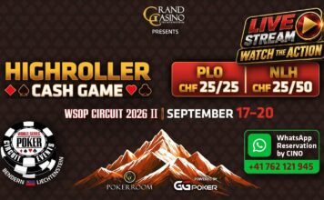 Vier Tage Highroller-Cashgame während des WSOPC im GCLI!