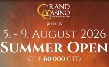 Summer Open bringt sonnige CHF 60.000 GTD nach Liechtenstein!