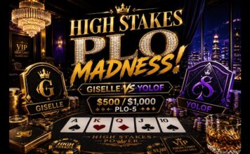 Verrückt! Giselle54 vs. yolof1 Wahnsinn im 5-Card PLO $500/$1000 (Video inside)! BJP Bobby James Poker High Stakes YouTube Video - Giselle54 vs yolof1