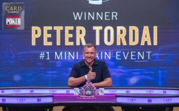 Card Casino WSOPC – Tordai steckt sich Mini Main Event Ring an, Stern wird 4.! Card Casino WSOPC Mini Main Event - Peter Tordai