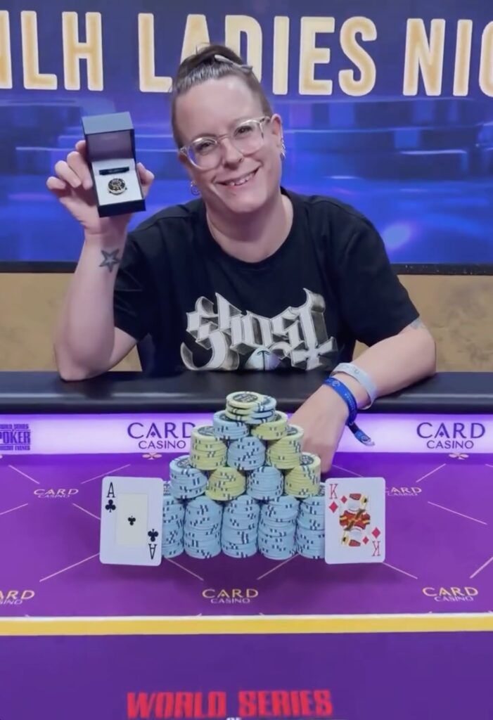 Card Casino WSOPC Ladies Champion Jenny Westerlund SWE