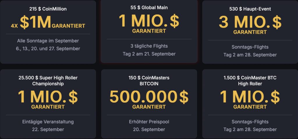 CoinPoker GOPC Global Online Poker Championship