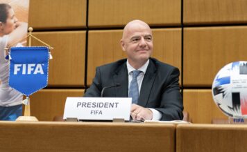 Gianni Infantino wird noch vor Jahresende gefeuert – wetten, dass?! FIFA President Gianni Infantino - (Foto: UN Office on Drugs and Crime, UNIS Vienna, Nikoletta Haffar, CC BY 2.0)