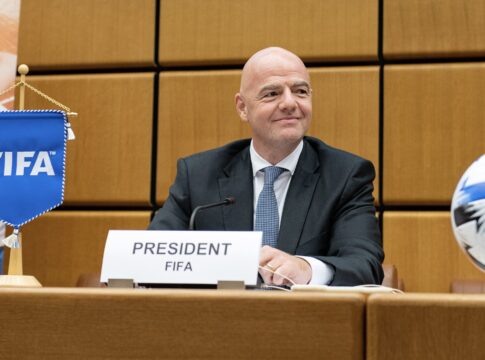 Gianni Infantino wird noch vor Jahresende gefeuert – wetten, dass?! FIFA President Gianni Infantino - (Foto: UN Office on Drugs and Crime, UNIS Vienna, Nikoletta Haffar, CC BY 2.0)