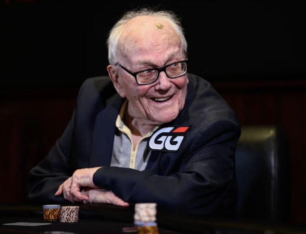 Ivor Parker GGPoker Ambassador 100 Years old