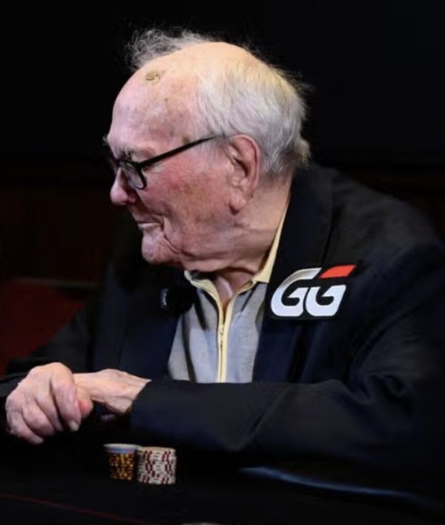 Ivor Parker GGPoker Ambassador 100 Years old