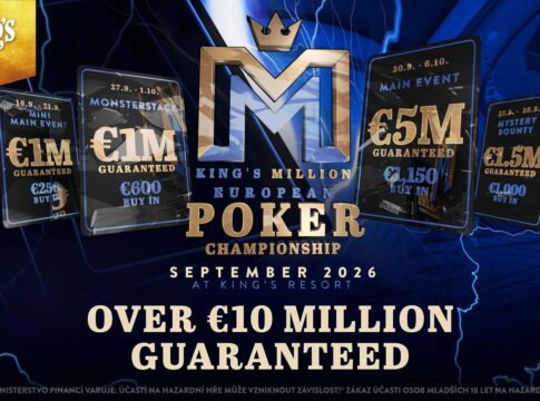 Die King’s Million European Championship kommt im September mit über €10 Millionen GTD!