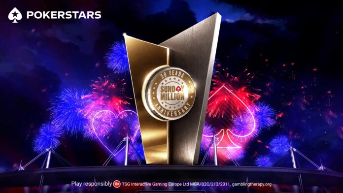 Sunday Million 20th Anniversary Trophy