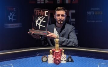 Hvozdetskyi wird auch Champion im THMC Main Event / Big Chick shipt das Turbo Closer THMC The Hendon Mob Championship Main Event - Arsenii Hvozdetskyi