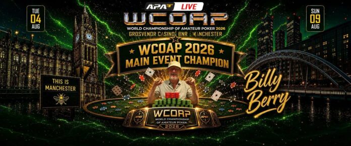 WCOAP 2026 Main Event Champion - Billy Berry