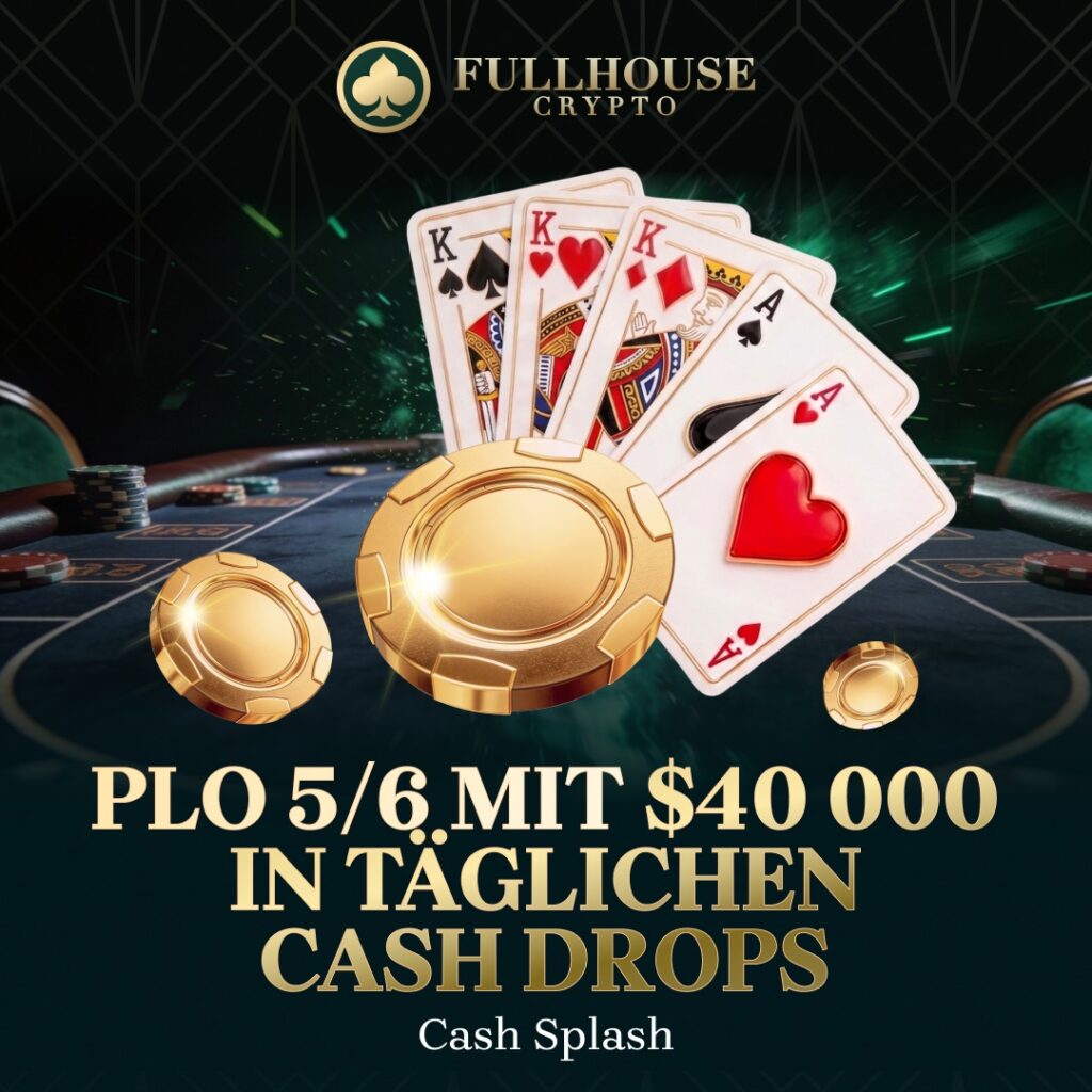 FHC FullHouse Crypto Full House Crypto Cash Splash Drops PLO5 PLO6