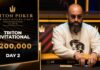 Triton Livestream vom Tag 2 des $200.000 Triton Jeju NLH Invitational Event #10!