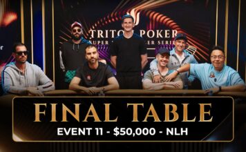Triton Livestream vom Finale des $50.000 Triton Jeju NLH 7-Max Event #11!
