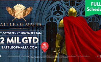 Battle of Malta sorgt Ende Oktober für satte €2.000.000 GTD!