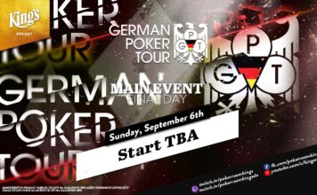 Sonntag ab 22:40 Uhr – Finale des €190 German Poker Tour Mystery Bounty aus dem King’s!