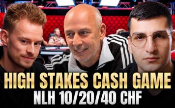 Samstag 20:30 Uhr – High Roller Cash Game aus dem GC Pokerroom Liechtenstein!