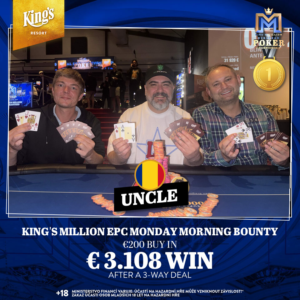 Kings Million EPC Monday Morning Bounty - vlnr Luke Lucassen, Uncle, Mateusz Makulik