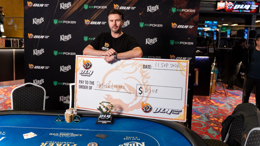 Patrick Lorenz Winner OLA Poker Tour Event 5