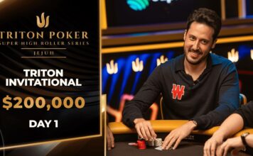 Triton Livestream vom Tag 1 des $200.000 Triton Jeju NLH Invitational Event #10!