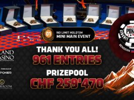 WSOPC No Limit Hold'em Mini Main Event Entries