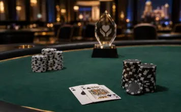 Berkowitz gewinnt vor WSOP-Champion Riess in Las Vegas Pokerchips und Karten bei einem Charity-Pokerturnier in Las Vegas