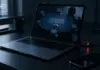 High-Stakes-Spieler im Visier: Jurojin verschärft den Schutz Laptop am Online-Pokertisch mit Cybersecurity-Warnsignal zum Spyware-Angriff auf High-Stakes-Spieler